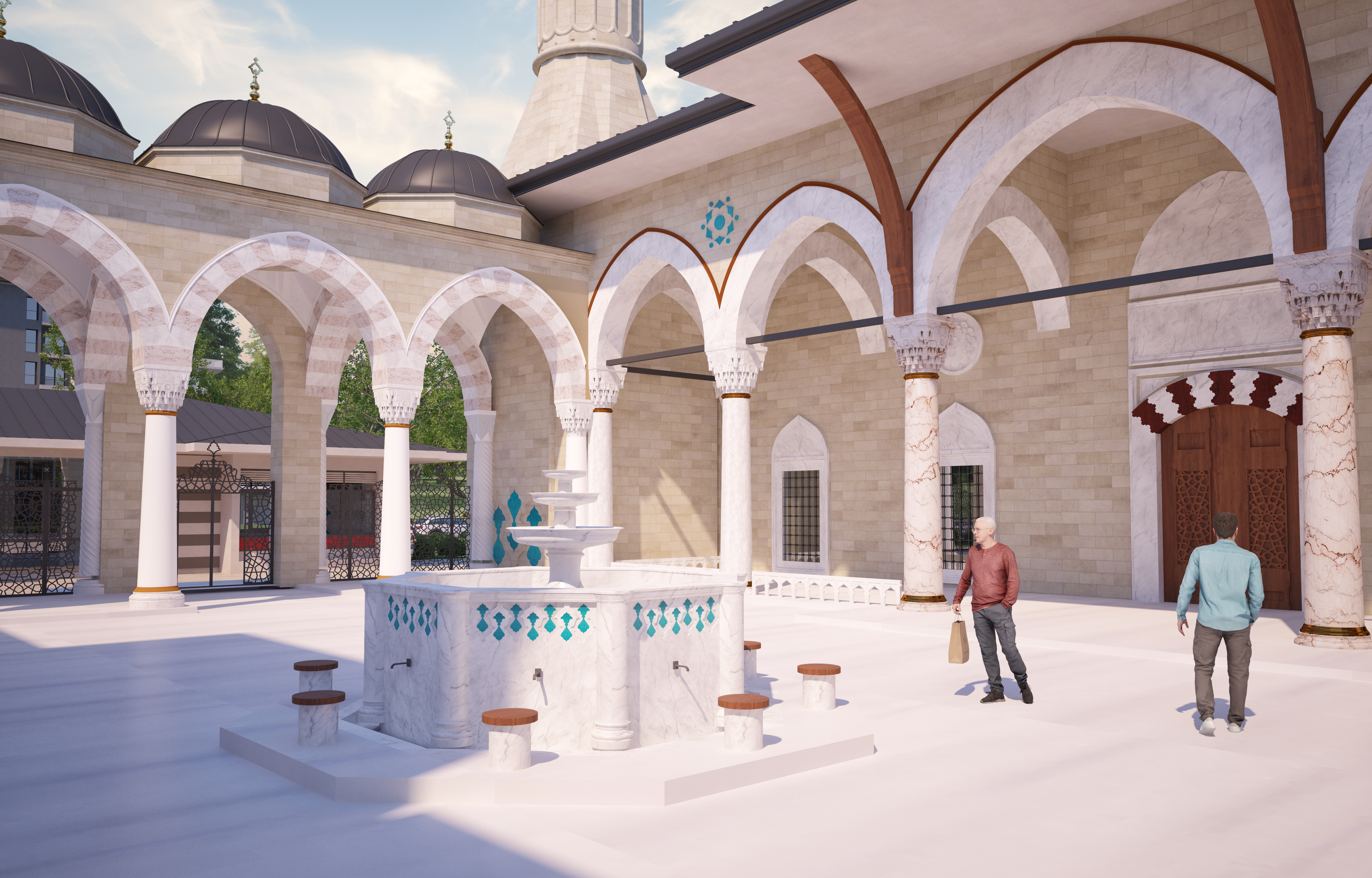 İstanbul Çekmeköy İmar Yolları, Genel Altyapı ve Camii